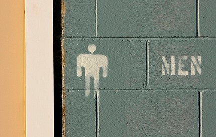 남자화장실 표시