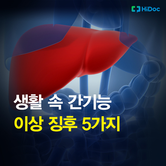 간기능이상징후