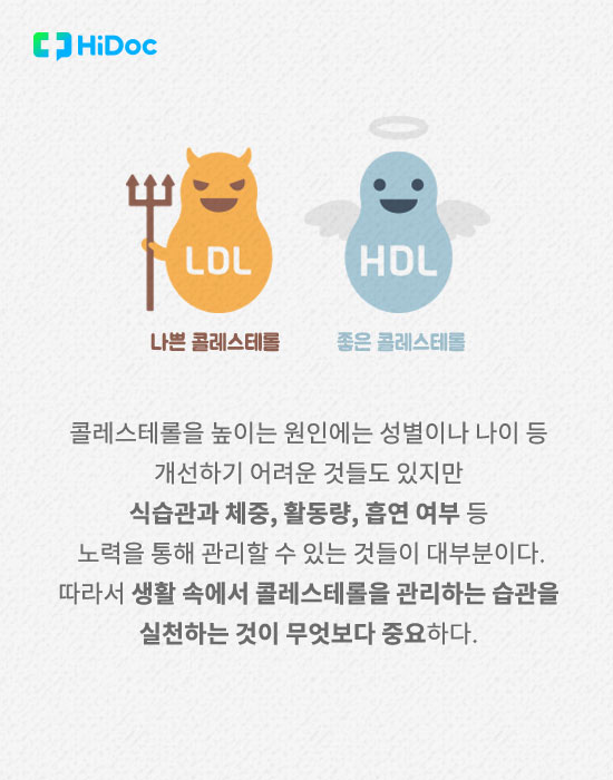 콜레스테롤 수치 높이는 생활 속 원인 7가지