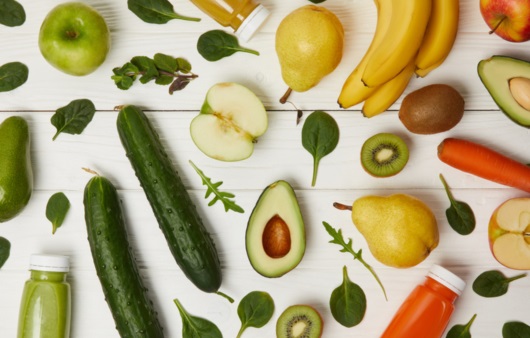 비타민 C가 많은 각종 과일과 채소