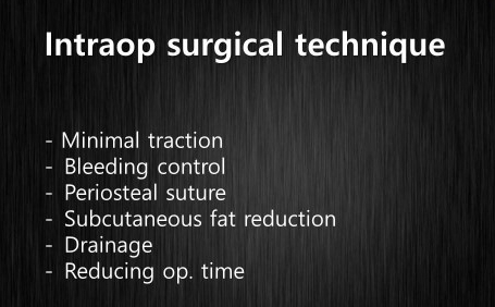 Intraop surgical techinique