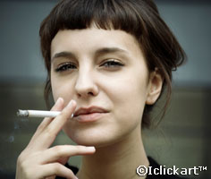 흡연여성