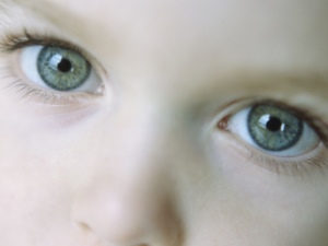 아이의 초롱초롱한 눈