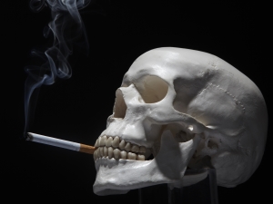 담배피는 해골