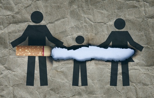부모 흡연 가족