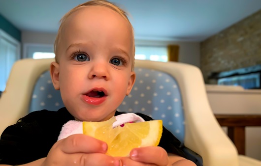 아기에게 레몬을 먹여도 되는 걸까?