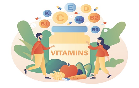 비타민 A는 지용성 비타민이고 비타민 B와 C는 수용성 비타민이다