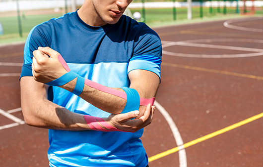 근육 기능은 강화하고 관절 부담은 줄여주는, 스포츠테이핑
