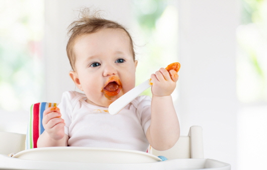 영유아기에 먹는 음식의 양과 섭취 시작 시기에 따라 아이의 영양과 체형, 음식 알레르기 여부 등이 좌우된다