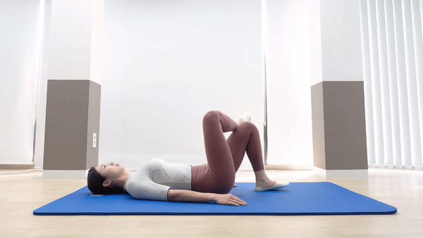 원 레그 브릿지 맨몸 운동 진행 동작ㅣ출처: 하이닥 유튜브