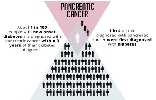 당뇨병 진단이 췌장암을 조기에 발견하는 데 도움을 주는가ㅣ출처: national cancer institute, nih