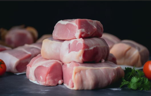 단백질, 비타민, 철분이 풍부한 돼지고기 | 출처 : 미드저니
