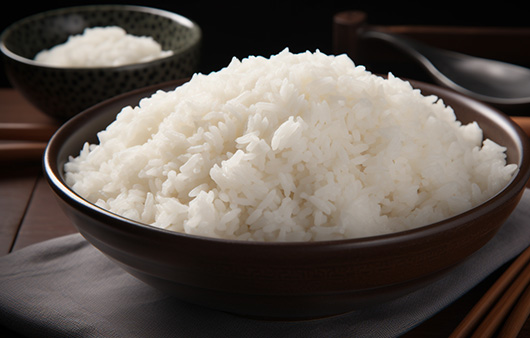 흰쌀밥은 혈당 스파이크를 일으킨다｜출처: 미드저니