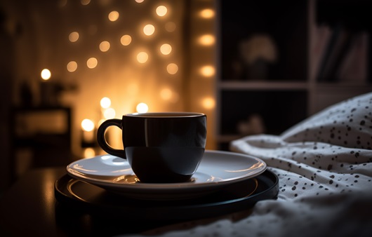 카페인을 멀리하는 여성 노인은 수면 부족 위험이 더 높다는 연구 결과가 나왔다ㅣ출처: 미드저니