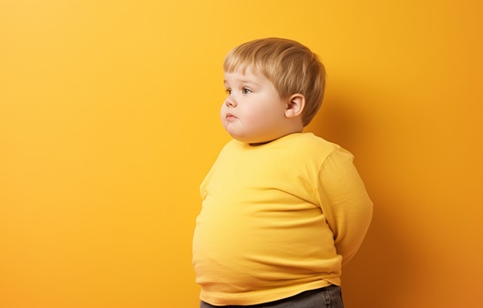 소아 비만 환자가 비만 상태를 유지할 경우 기대 수명이 절반 수준으로 줄어들 수 있다는 연구 결과가 나왔다ㅣ출처: 미드저니